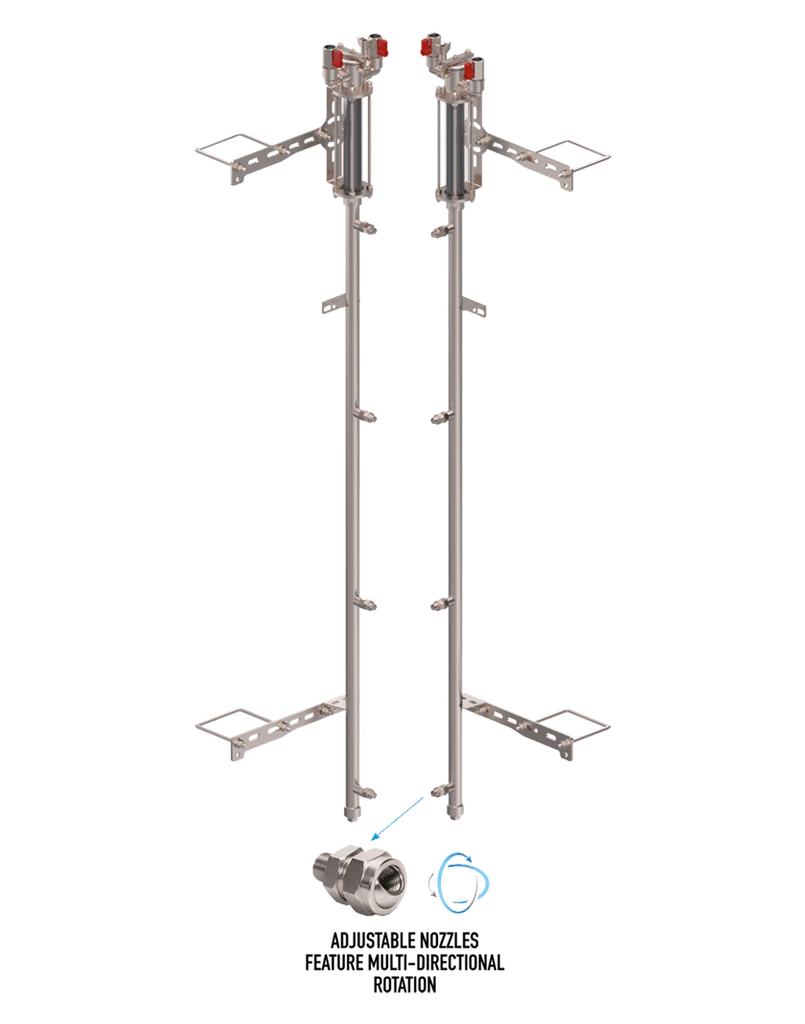 Stainless Steel Side Stick Tube Foamers