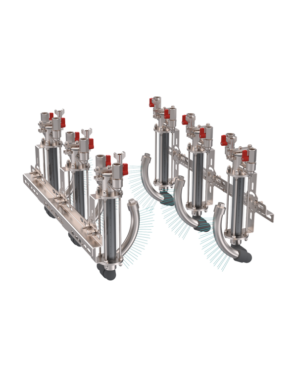 Stainless Steel Triple Piston Car Wash Foamers