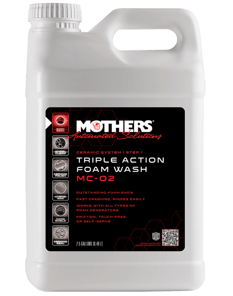 Triple Action Foam Wash - Neutral pH Car Wash Shampoo – Mothers Triple Action Foam Wash - Neutral pH Car Wash Shampoo – Mothers