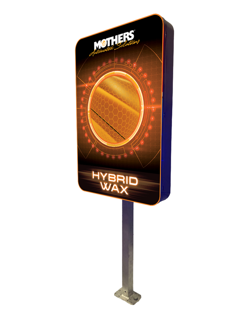 Mothers Automated Solutions™ Hybrid Wax tunnel fixture sign